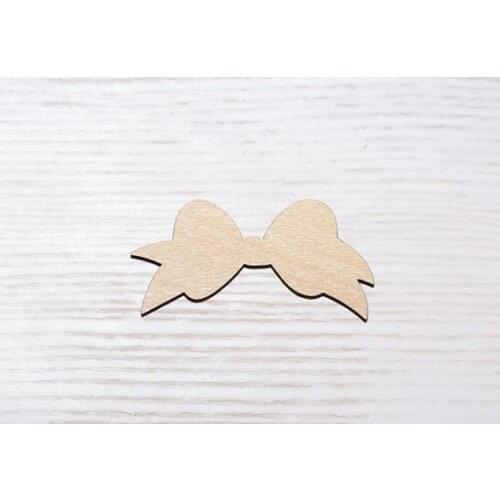 Wooden bow tie plywood Cut, wood cutout, plywood figure Laser Cutting 4x size wood Ornaments Craft Decoration Decoupage Unpainte