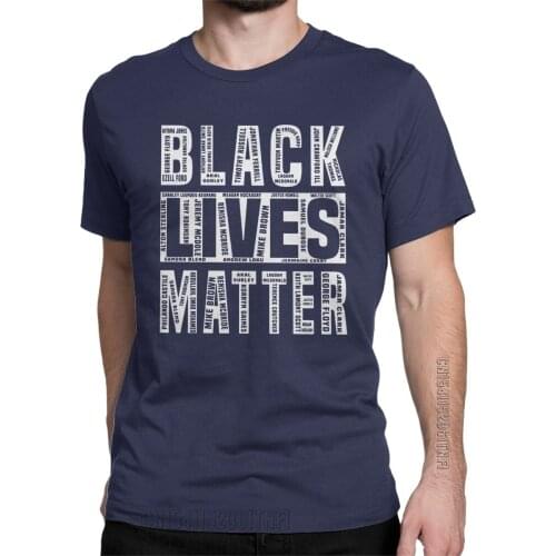 Black Lives Matters Mens T Shirts Civil Rights Novelty Tee Shirt Classic Short Sleeve Crewneck T-Shirts Cotton Printed Clothing