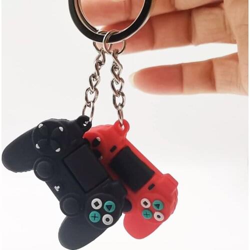 Creative Gift Game Handle Key Ring Pendant Simulation Toy Game Machine Car Key Chain Bag Pendant