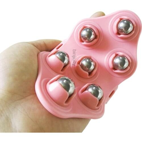 Seven massager ball crus thin relax leg muscles, lymphatic muscles and collaterals massage brush b0096
