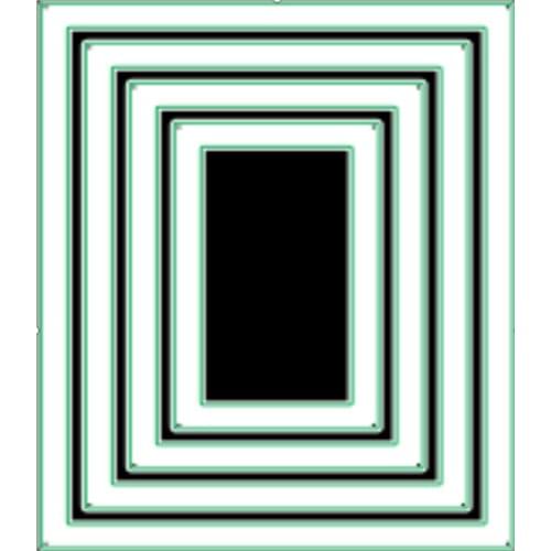 Metal Cutting Dies Frame Square Rectangle For DIY Scrapbooking Embossing Album Paper Cards Dies 2021 New