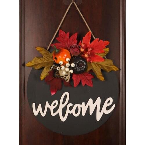 Halloween Party Welcome Skull Pumpkin Decor Hanging Props Hanging Party Decorations home decor Pendants Ornaments