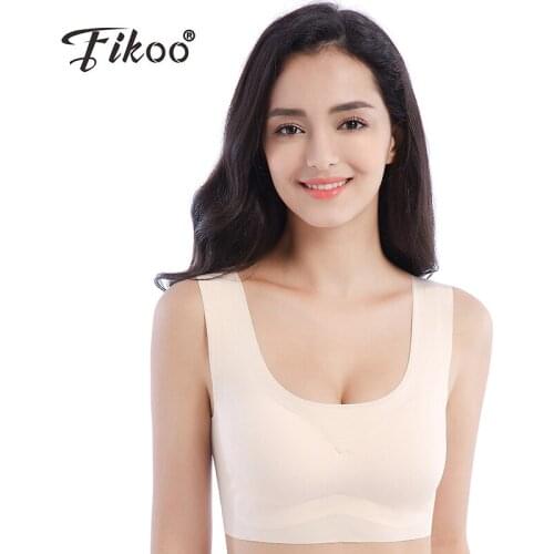 Fikoo Sexy Women Active Bra Running Gym Padded Underwear Tops Clothing Female Brassiere