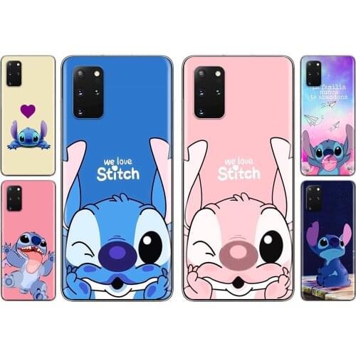 Lilo Stitch For Samsung S20 FE A91 A81 A72 A71 A52 A51 A42 A41 A32 A31 A21 A12 Lite Transparent Phone Case