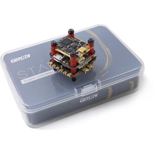 20X20mm GEPRC STABLE V2 F4 BL32 35A Stack MPU6000 F405 Flight Controller BLHELI32 35A 4in1 ESC 5.8G 600mW Adjustable VTX