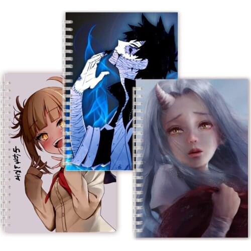 Anime My Boku No Hero Academia Binder Notebook Manga Graffiti Sketch Book Painting Cover Eri Dabi Deku Toga Shigaraki COSPLAY