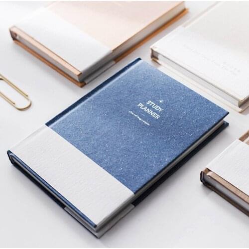 "Study Planner" Hard Cover Monthly Weekly Planner Study Agenda Business Journal Notebook Stationery Gift