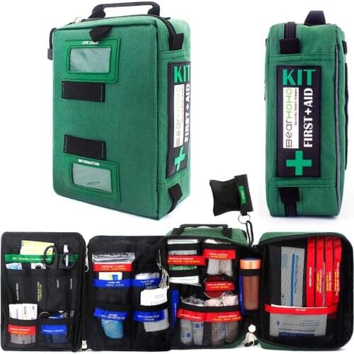 Handy First Aid Kit Bag Lightweight Emergency Medical Rescue Bags For Home Outdoors Car Travel School Hiking Survival
