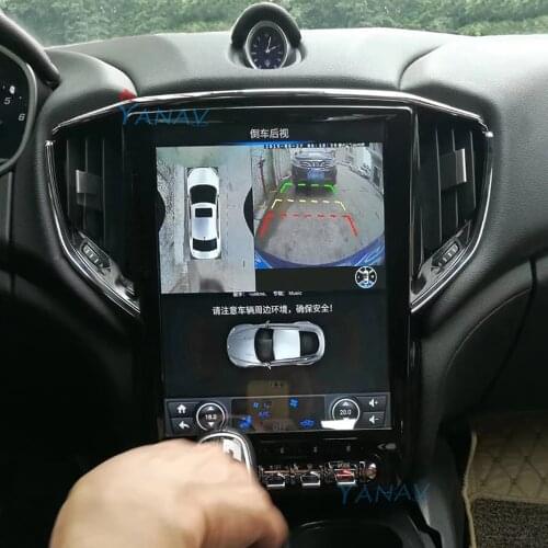 Vertical screen Tesla style car video audio DVD player For-Maserati GHIBLI 2014-2016 Car stereo radio player car GPS navigation