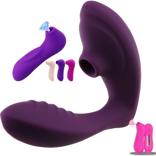 Female Adult Toy Vibrator Vibrating Sucker Oral Anal Vaginal Sex Suction Nipple Clitoris Stimulator Erotic Sex Toy for Women