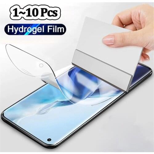 1~10 pcs screen protector for mi 11 lite 4g/5g hydrogel film mi 11t pro xiaomi 11lite screen protector mi-11pro xiaomi mi11 lite