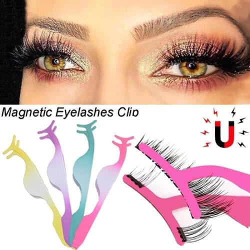 1 Pcs Multifunctional Magnetic Eyelashes Extension clip Natural False Eyelashes Clips Makeup Tool