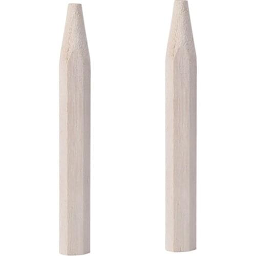 2Pcs Badminton Racket Handle Grip Wooden Badminton Handle Repair of Badminton Racket