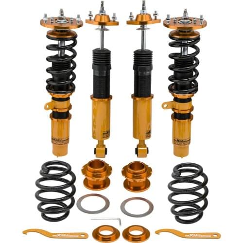 24 Levels Coilover Spring Shock For BMW E46 3Series 320 323 325 328 330 M3 Coilovers