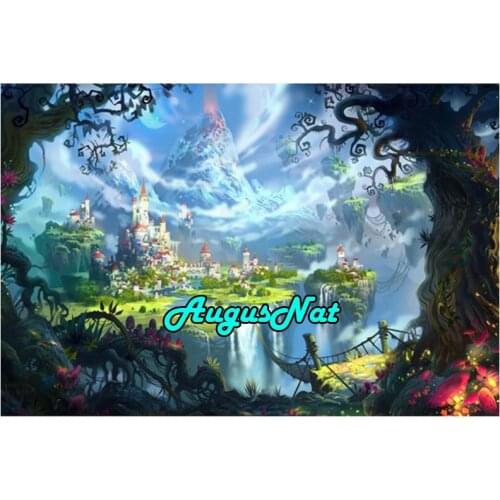 Castle diamond painting scenery 5d dimond embroidery paint with diamonds picture faerie oil paint by number crystal poster decor