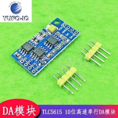 Free Ship 3pcs Tlc5615 10-Bit High-Speed Serial DA Module