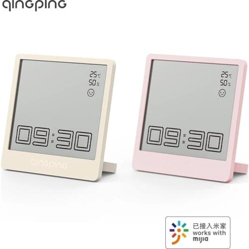 Xiaomi QINGPING Bluetooth Alarm Clock Pomodoro Timer Temperature Humidity Sensor Multifunctional Clock Connect For Mi home APP