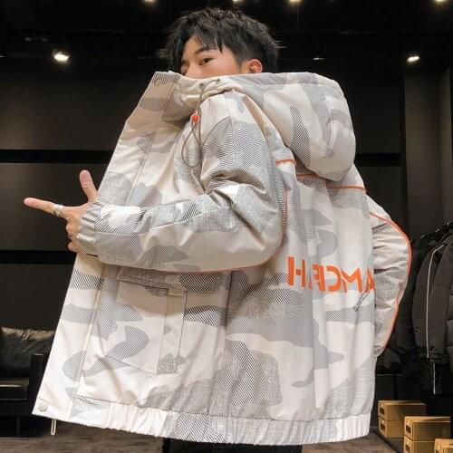 HCXY brand winter coat and jack for men 2020 new thickened and windproof mens hooded parkas casual plus velvet coat male