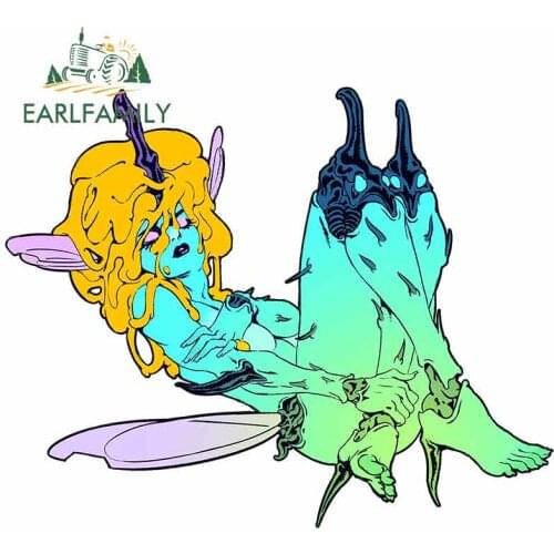 EARLFAMILY 13cm x 10.4cm For Honey Bug Car Stickers Fashion Decal DIY Occlusion Scratch Personality Creative For JDM SUV RV