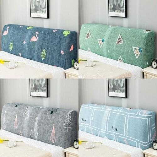 Elastic All-Inclusive Headboard Cover Bed Head Back Protection Dust Cover INS Dustproof Soft Wooden Bedhead Backrest Protection