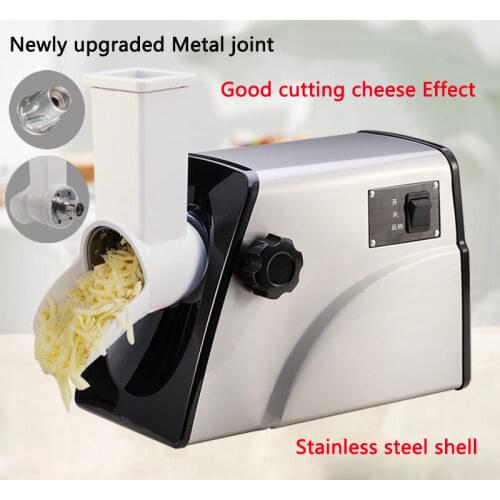 Cheese Slicer Electric Commercial Automatic Shredder mozzarella shredded Cheese Grater Household cheese slices