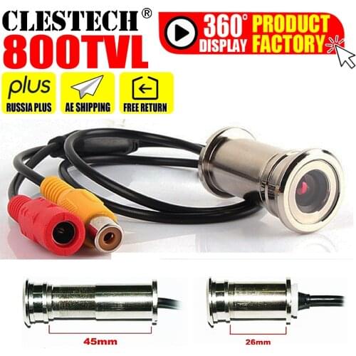 11.11BigSale HD 800TVL Cat Eye Door Hole Security Color Camera CMOS 3.6mm peephole cctv Video Security Surveillance mini camera