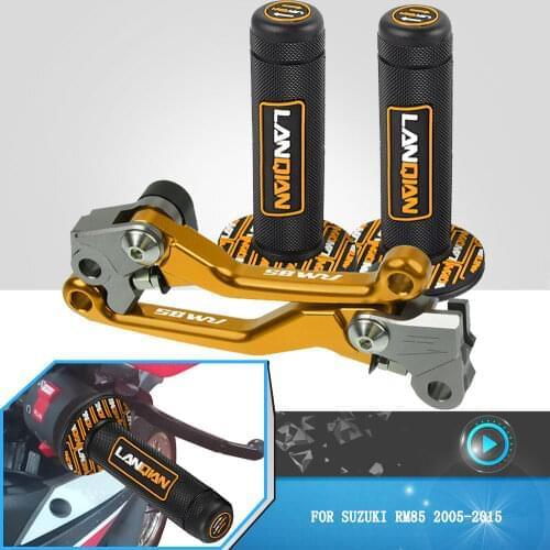 Dirt Bike For Suzuki RM85 RM 85 rm85 2005-2008 2009 2010 2011 2012 2013 2014 2015 Motocross Handlebar Grip & Brake Clutch Levers