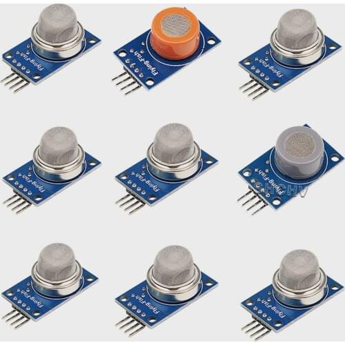 MQ-2 MQ-3 MQ-4 MQ-5 MQ-6 MQ-7 MQ-8 MQ-9 MQ-135 Detection Smoke methane liquefied Gas Sensor Module for Arduino Starter DIY Kit