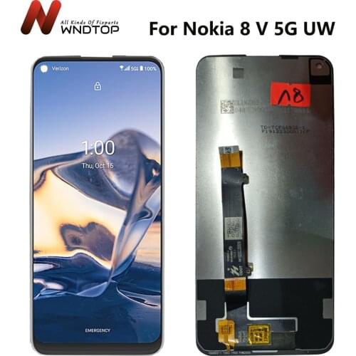 6.81" For Nokia 8 V 5G UW LCD Display Touch Screen Digitizer Assembly Replacement Parts For Nokia 8V 5G UW LCD+Free Tools
