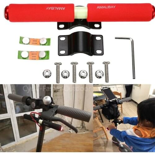 Electric Scooter Handle Grip Bar with Two Lights for Xiaomi Mijia M365 Electric Scooter Durable Skateboard Kid Handle Grip Bar