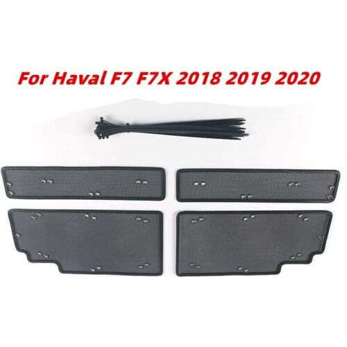 For Skoda Octavia 2015-2021 Insect Net Racing Grills Sequins Water Tank Protective Net Cover Stickers Car protection Accessories