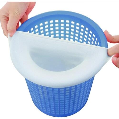 Pool skimmer socks Tubs Reusable Removes Debris Fine Mesh Nylon Pool Filter Socks Basket Sleeve skimmers white Pool Supplies