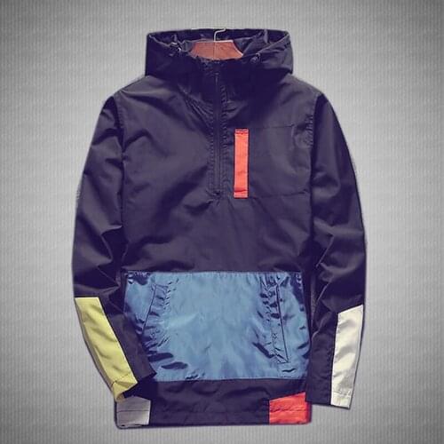 Asian Size Hoodies Men Casual Mens Coat Waterproof Spring Hooded Coats Men Sports Outerwear Fashion Male Clothing
