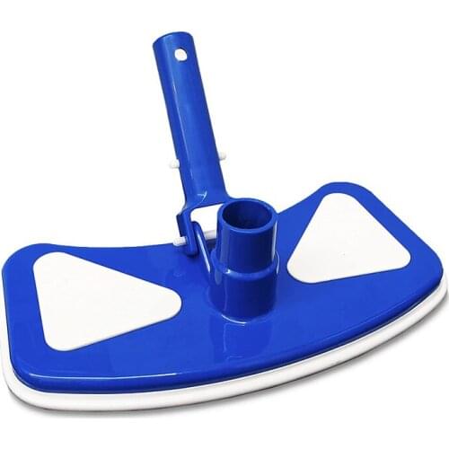 Pool Suction Head, Portable Vacuum Brushes Head Cleaning Tools for Swimming Pool Spas Ponds Blue White