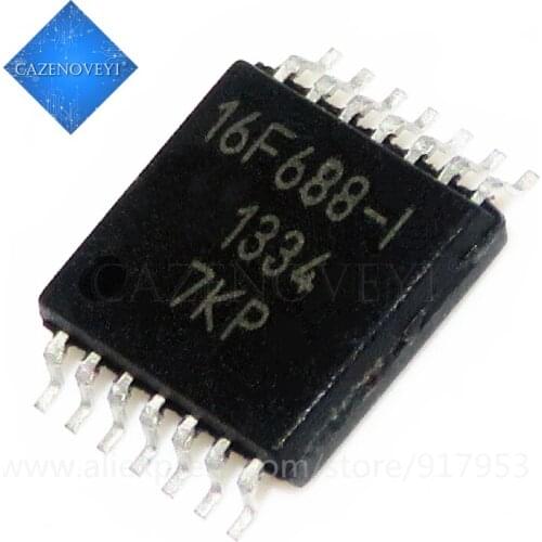 1pcs/lot PIC16F688-I/ PIC16F688 TSSOP-14 In Stock