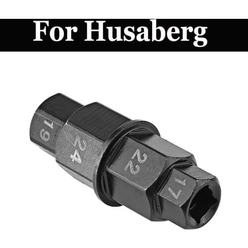 17 19 22 24mm Universal Motorcycle Wheel Hex Axle Tool Seckill Wrench Adapter For Husaberg Fs 400e 450e 550 650e Gf 125