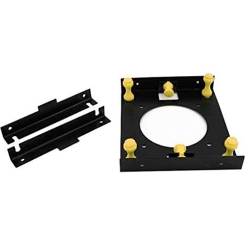 3.5 Inch Hard Disk Shock Absorber Bracket with Mounting Screws for PC Case 3.5 HDD to 5.25 DVD ROM Bay Adapter