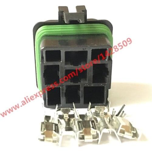 5 Sets Automotive Female Wire Connector 5 Pin Plug 12092605 With Terminals