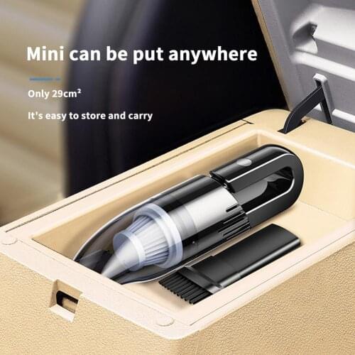 Car Wireless Vacuum Cleaner Powerful Cyclone Suction Home Portable Handheld Vacuum Cleaning Mini Cordless Vacuum Cleaner