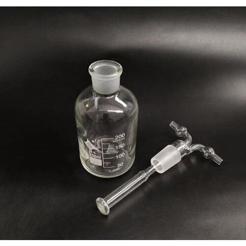 Monteggia gas washing bottle ,Capacity 250ml,Lab Glass Gas Washing Bottle muencks,Shisha hookah