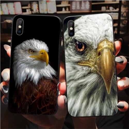 American Bald Eagle Soft Phone Case For Iphone 11 Pro Max Xs 12 Mini XR Shell 10 X SE 2020 8 7 6S 6 Plus 5S Unique Mobile Cover