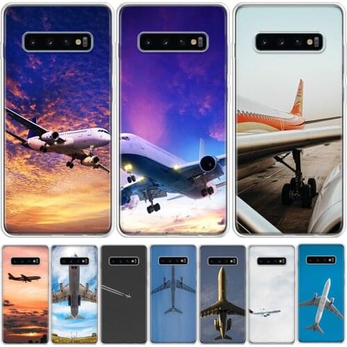 Sky view airplane flight travel Phone Case For Samsung GalaxyA90 A71 A70 A51 A50 A41 A40 A30 A21 A10 A9 A8 A7 A6Plus M30S A20E A