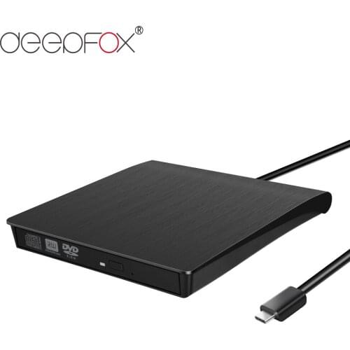 Deepfox Type C 3.1 CD-RW/DVD-RW Burner Drive Recorder Optical Drive For PC Mac Laptop Notebook External Drive