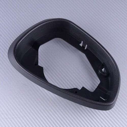 DWCX Car Left Door Wing Rear View Mirror Cover Trim Frame Fit for Ford Fiesta MK7 2009 2010 2011 2012 2013 2014 2015 2016 2017