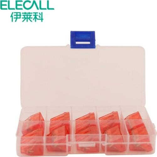 ELECALL Push in Terminal block Fast cable connectors 3P electrical connector VSE-103D 1 Universal Compact Conductor Spring