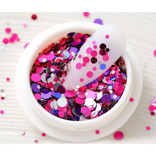 Holographics Aurora Sequins for Nails Glitter Flakes Mixed Hexagon Spangles for Gel Paillette Manicure Decorations
