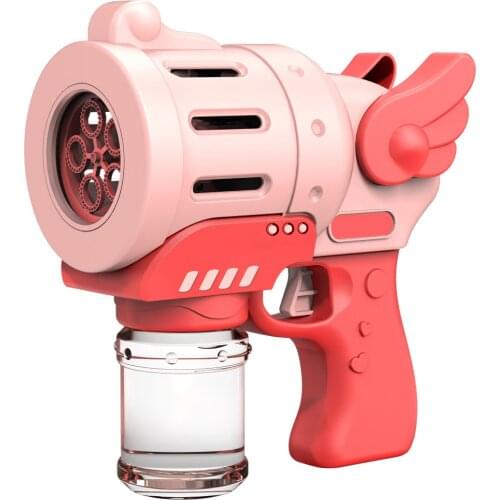 Hot Sales!!!New Water Bubble Gun, Kids Automatic Gatling Bubble Gun Toys Indoor Outdoor Water Bubble Machine