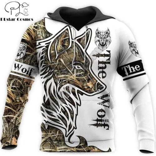 Animal Wolf Tattoo 3D Printed Hoodies Harajuku Sweatshirt For Men and Women Unisex Casual Pullover sudadera hombre DW064