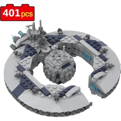 401pcs Star Series Building Blocks Lucrehulk-Class Battleship Droid Control Ship Model Blocks Bricks High Tech Toys For Children
