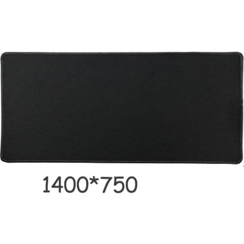 Mairuige Customize 1400x750x3MM Large Size Gaming Black Mousepad Lockedge Mouse Mat Keyboard Pad Desk Table for Any